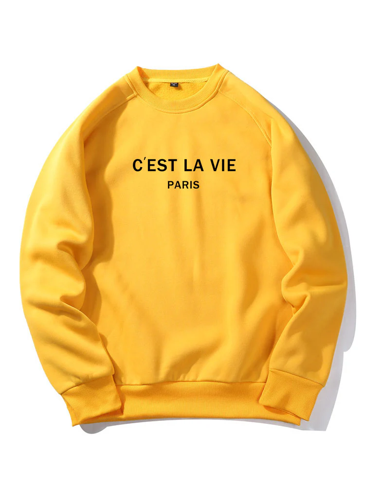 Paris Print Raglanärmel Sweatshirt - Image 3
