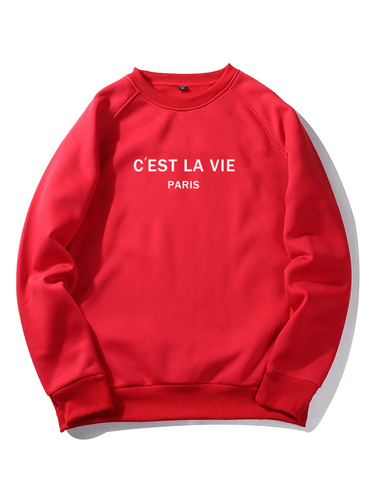 Paris Print Raglanärmel Sweatshirt - Image 7