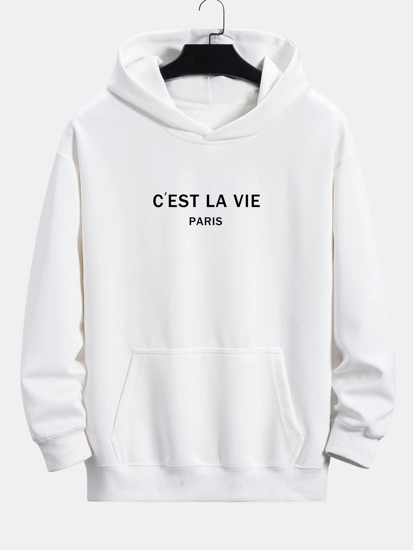 Paris Print Relax Fit Hoodie - Image 4