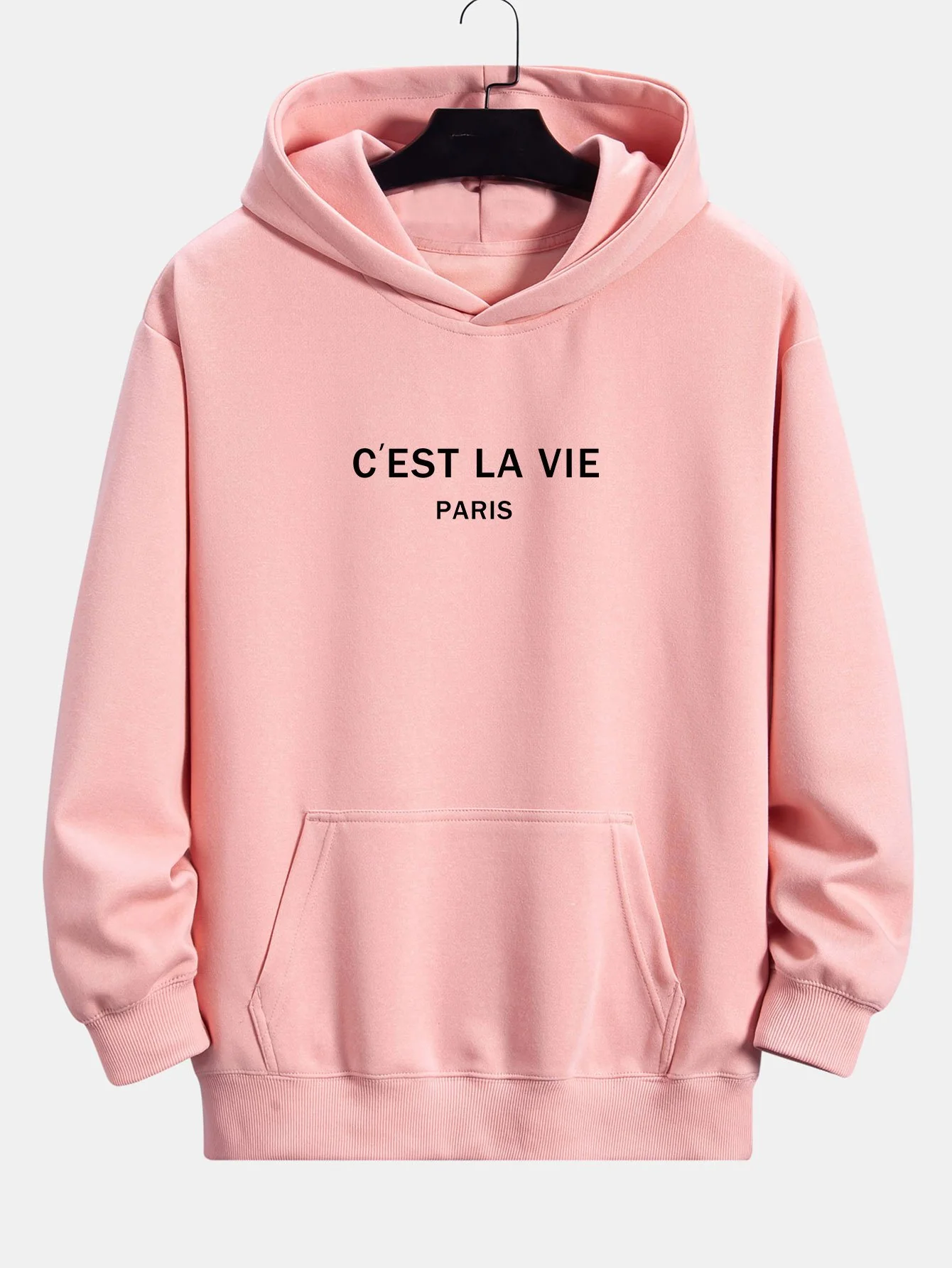 Paris Print Relax Fit Hoodie - Image 5
