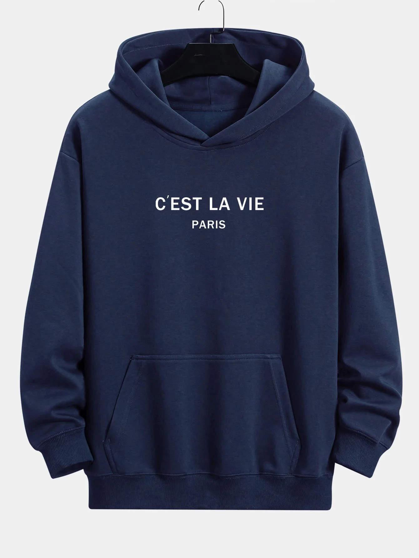 Paris Print Relax Fit Hoodie - Image 6