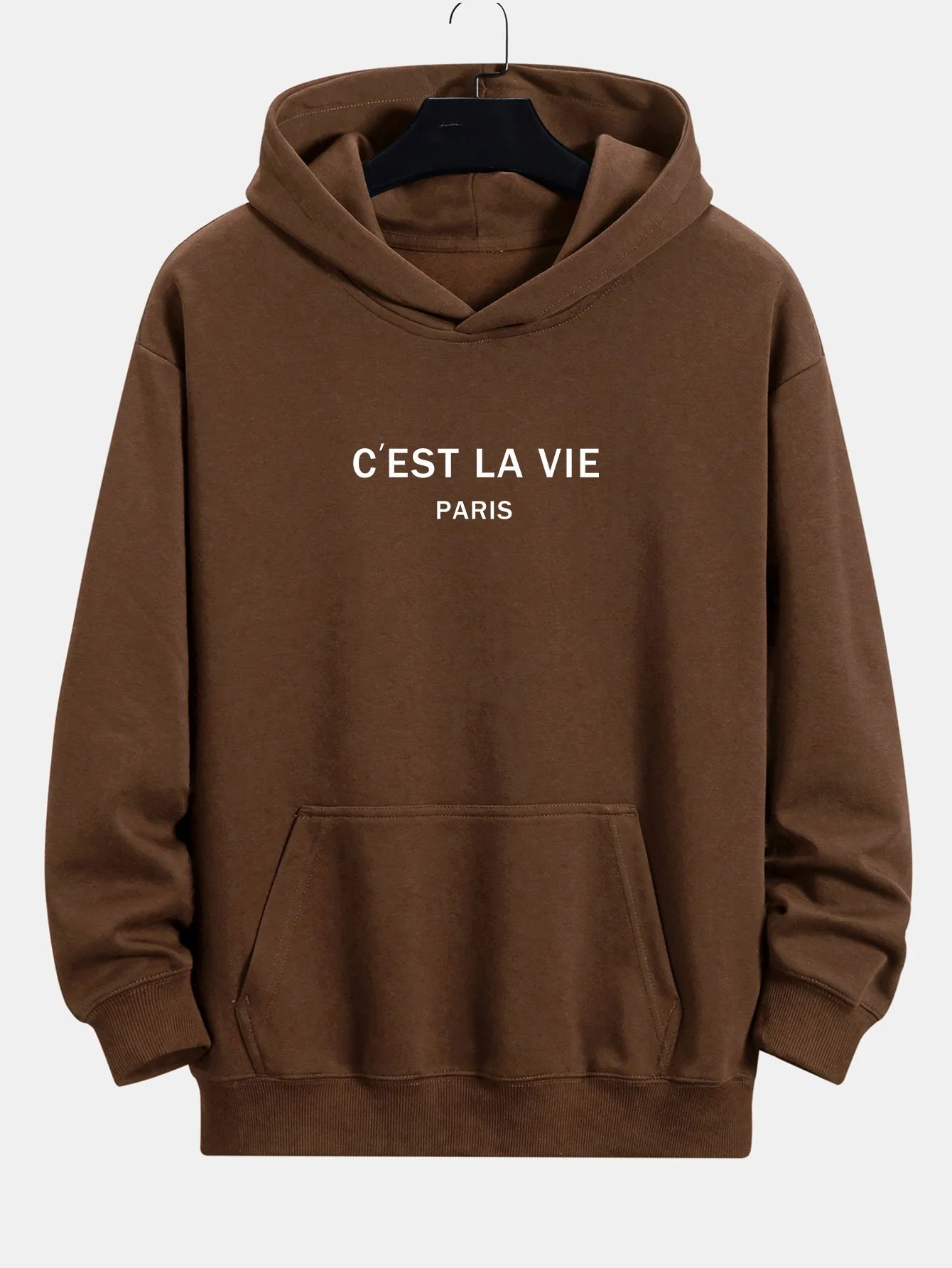 Paris Print Relax Fit Hoodie - Image 7