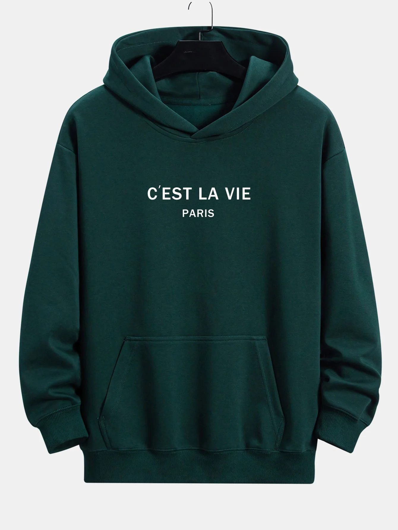 Paris Print Relax Fit Hoodie - Image 8