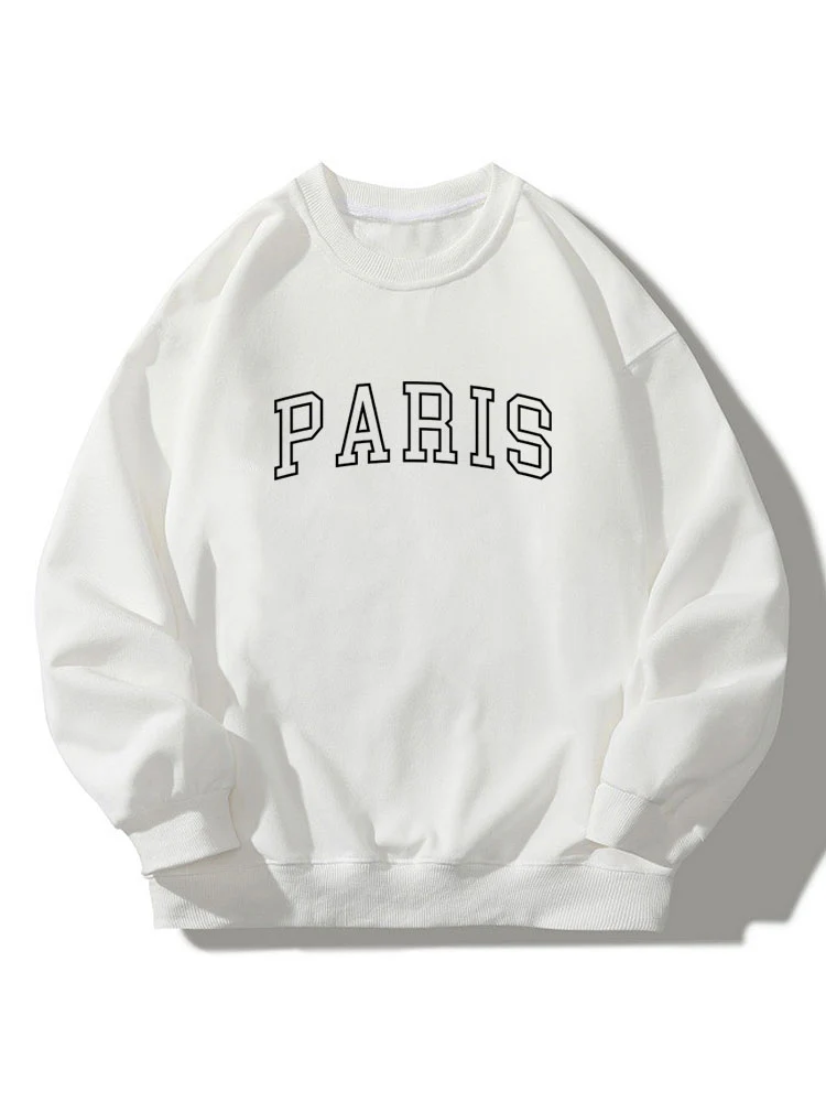Paris Print Relaxed Sweatshirt - Image 4