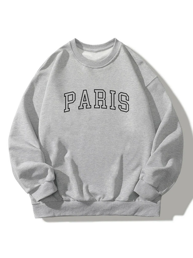 Paris Print Relaxed Sweatshirt - Image 5