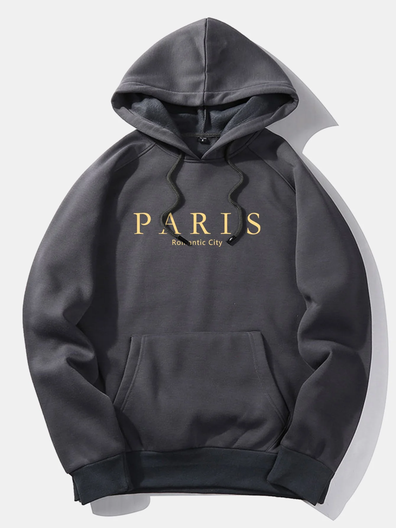 Paris Slogan Druck Hoodie - Image 3