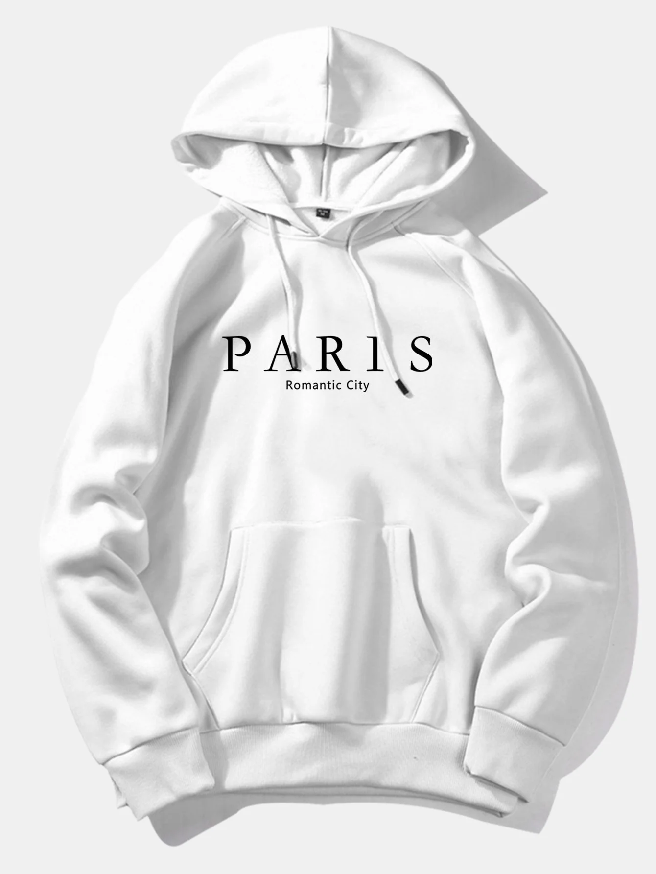 Paris Slogan Druck Hoodie - Image 4