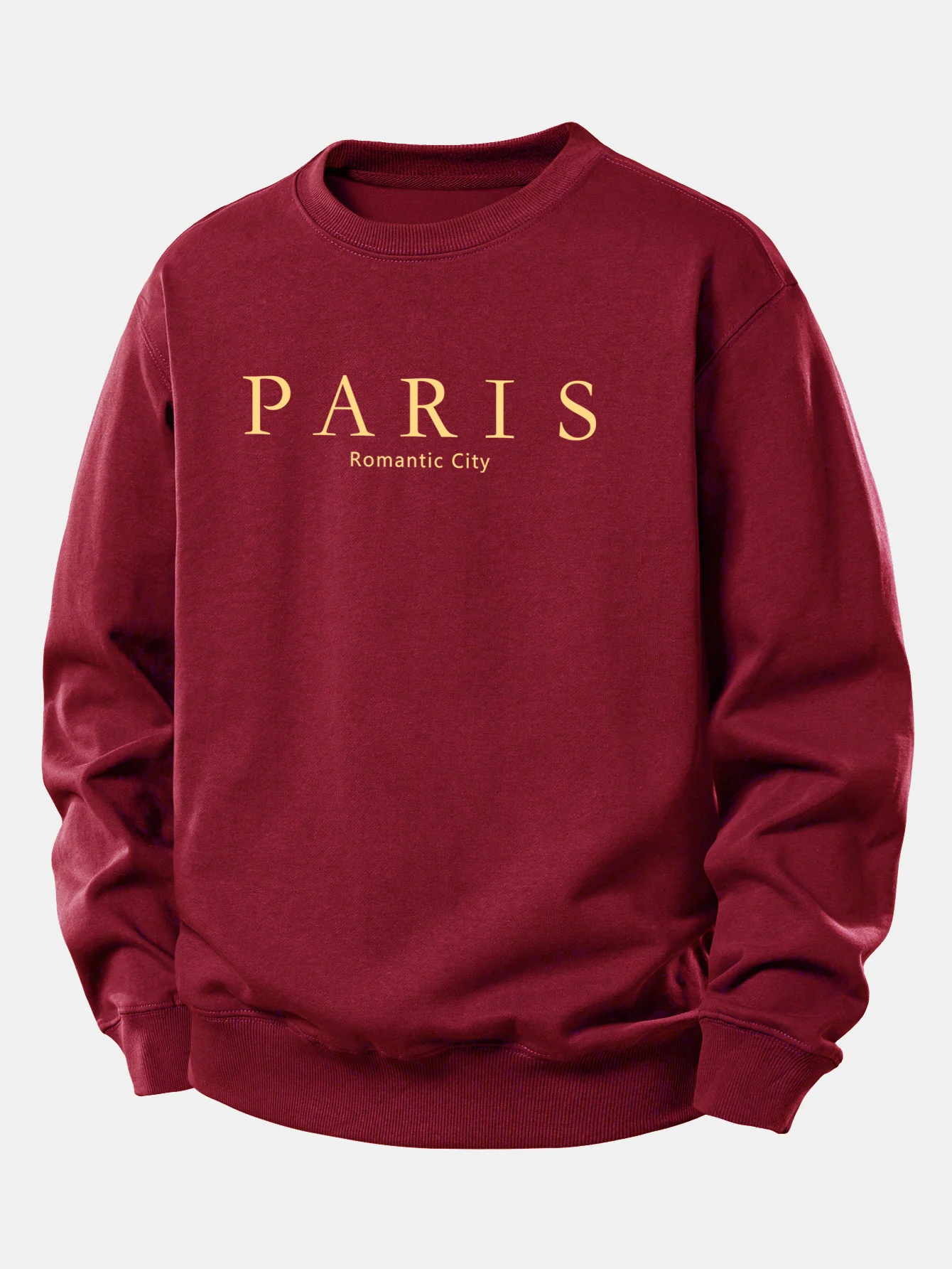 Paris Slogan Druck Locker Geschnittenes Sweatshirt - Image 4