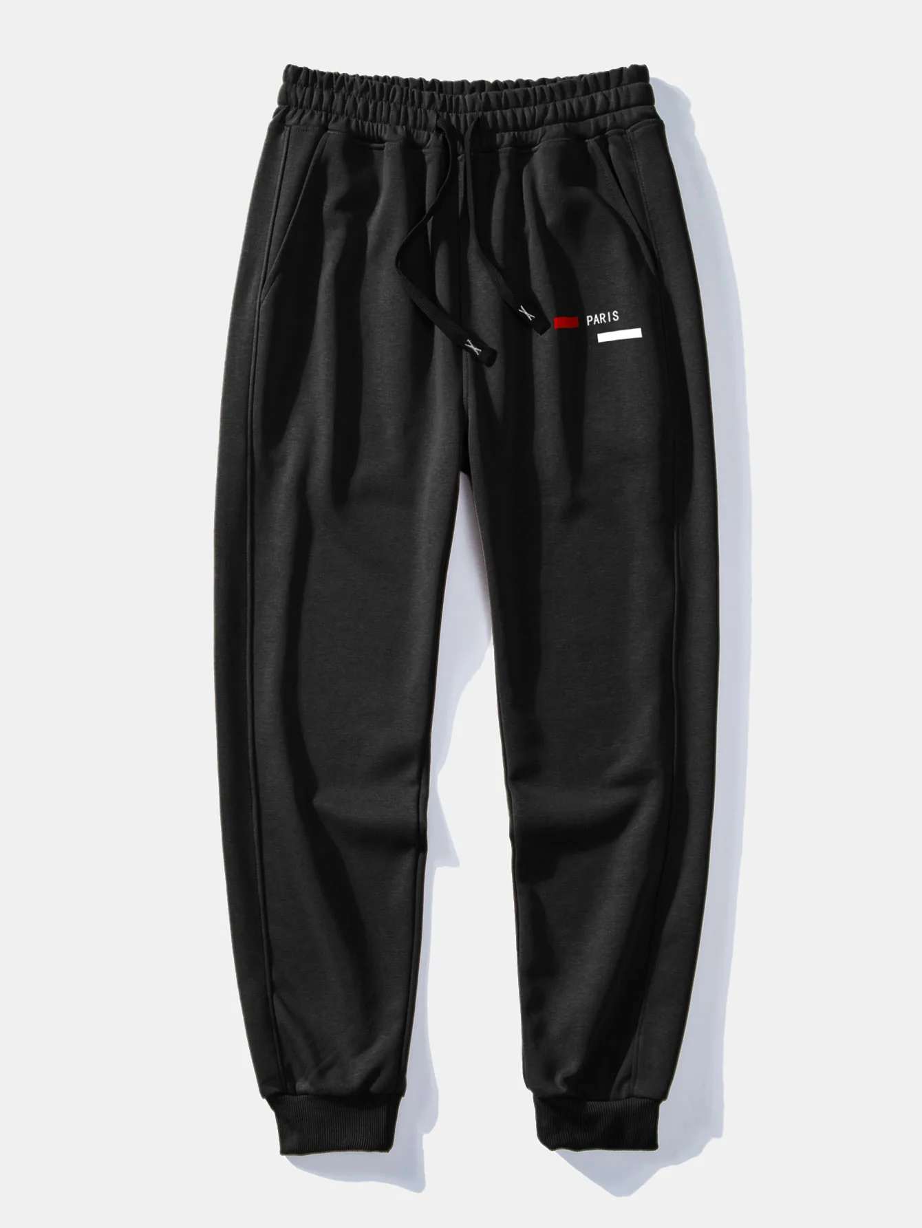 Paris Streifenmuster Relaxed Fit Rundhals Sweatshirt & Jogginghose - Image 12