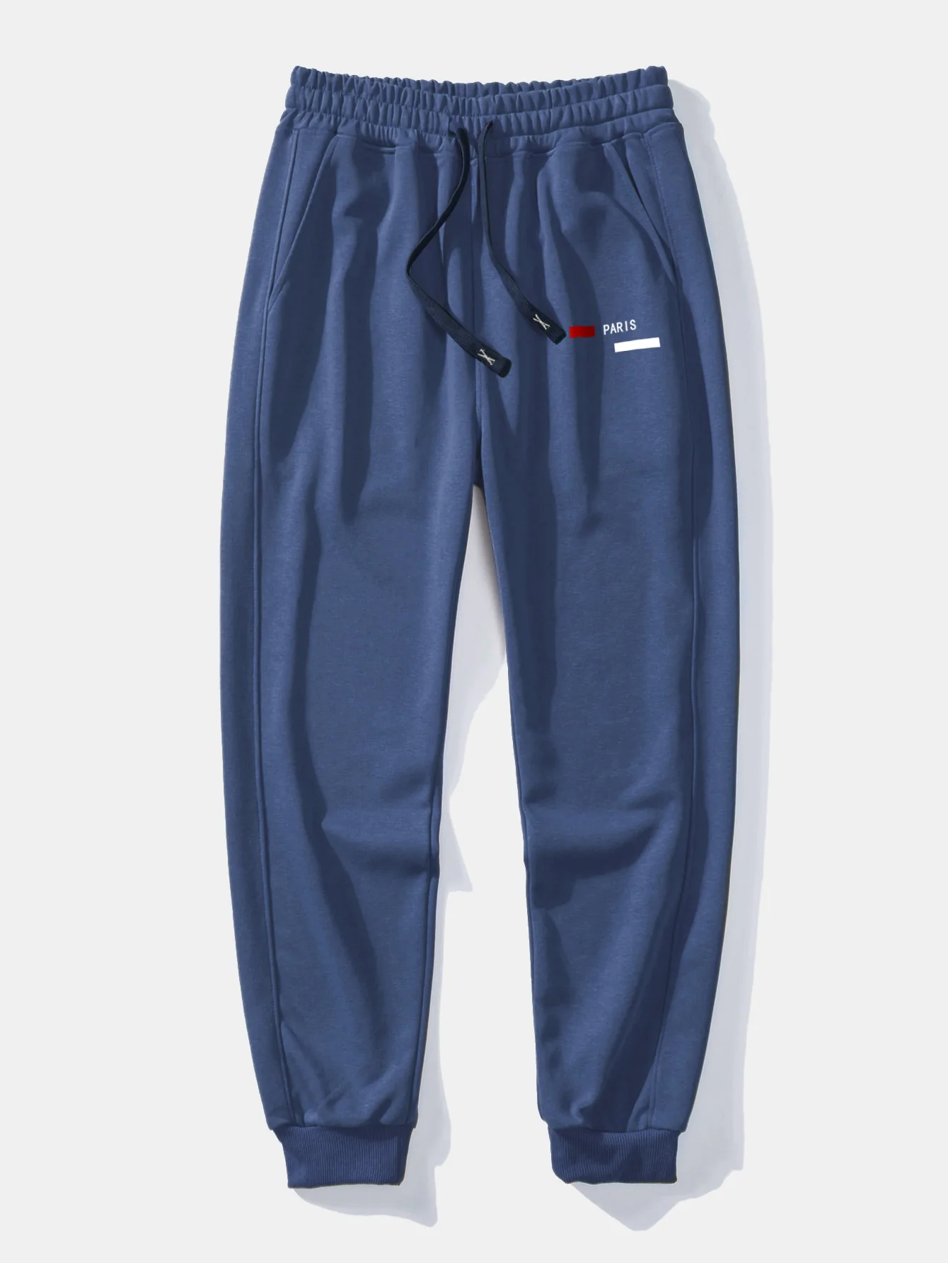 Paris Streifenmuster Relaxed Fit Rundhals Sweatshirt & Jogginghose - Image 18