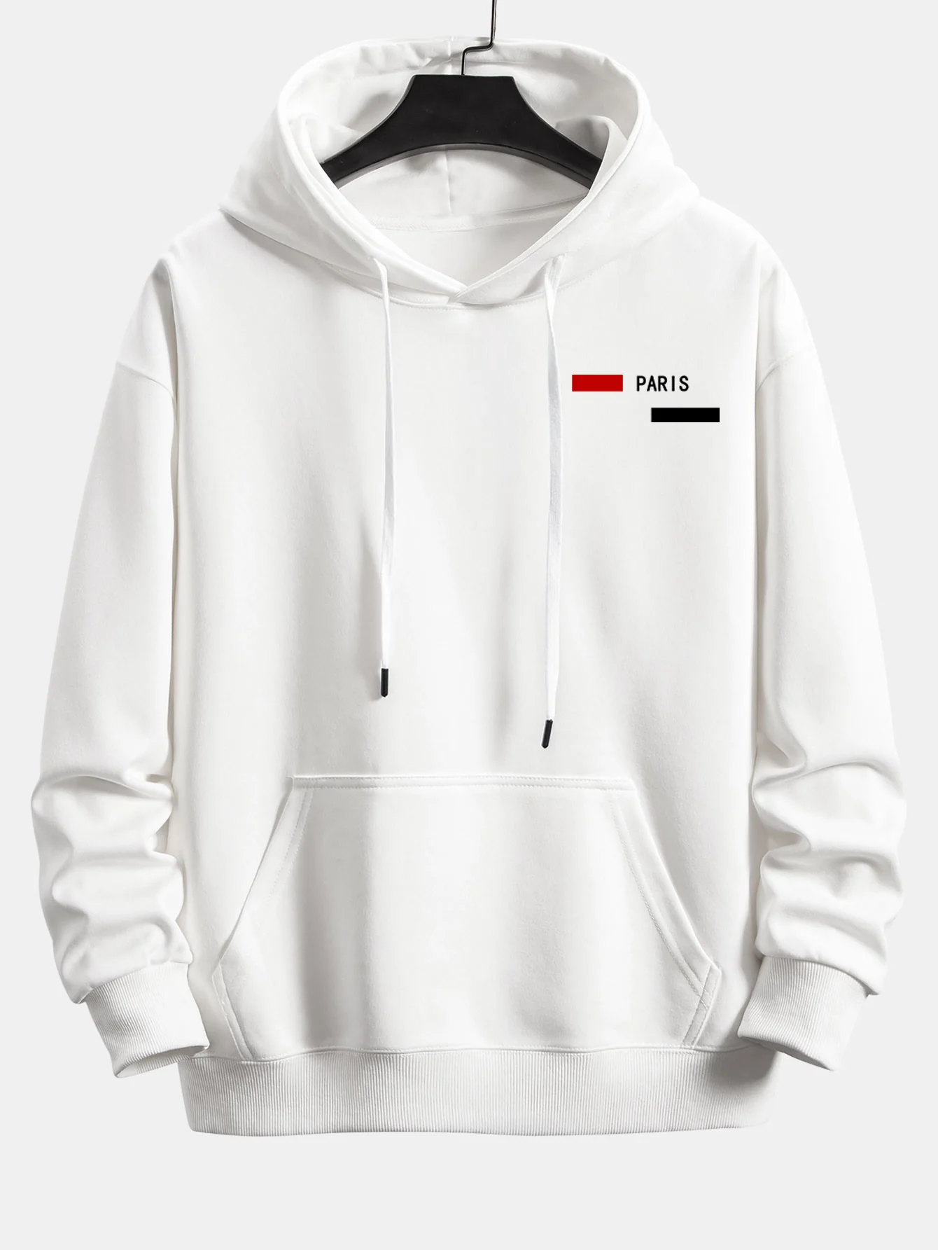 Paris Streifenmuster Relaxed Fit Hoodie & Jogginghose - Image 7