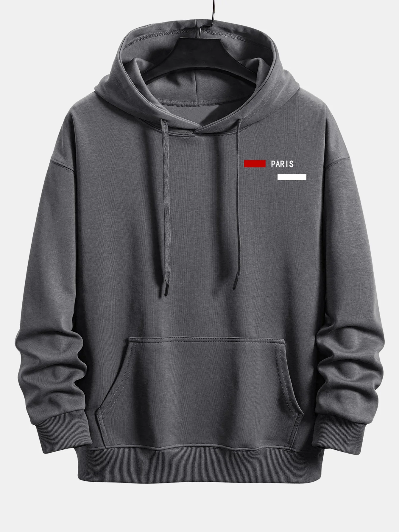 Paris Streifenmuster Relaxed Fit Hoodie & Jogginghose - Image 9
