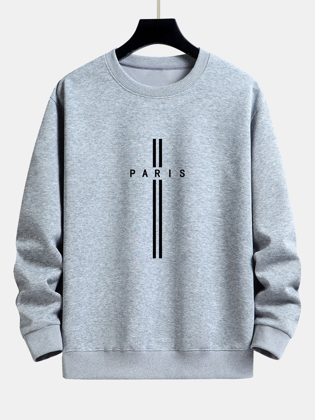Paris Streifenmuster Relaxed Fit Sweatshirt - Image 8