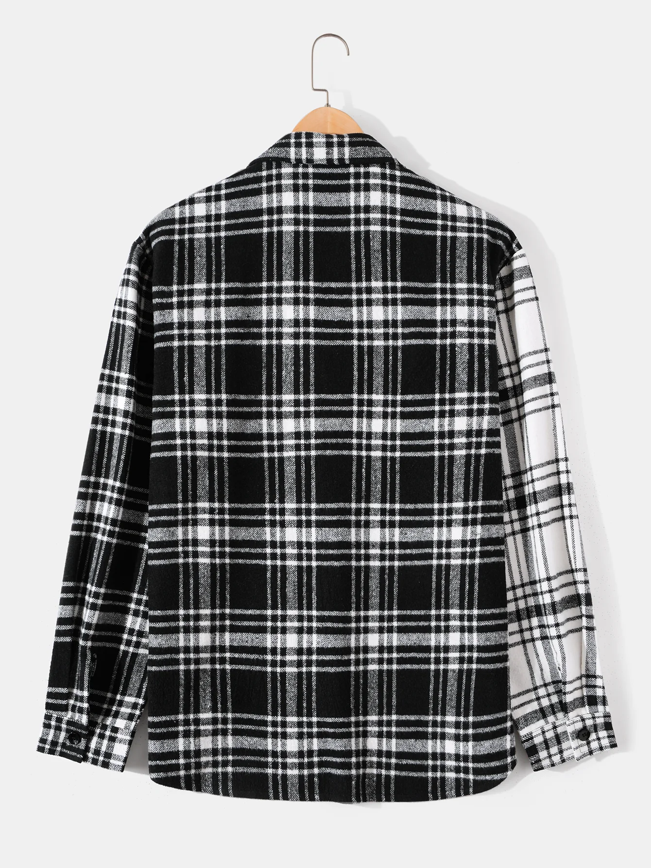 Patchwork-Flanell-Karo-Überhemd - Image 2