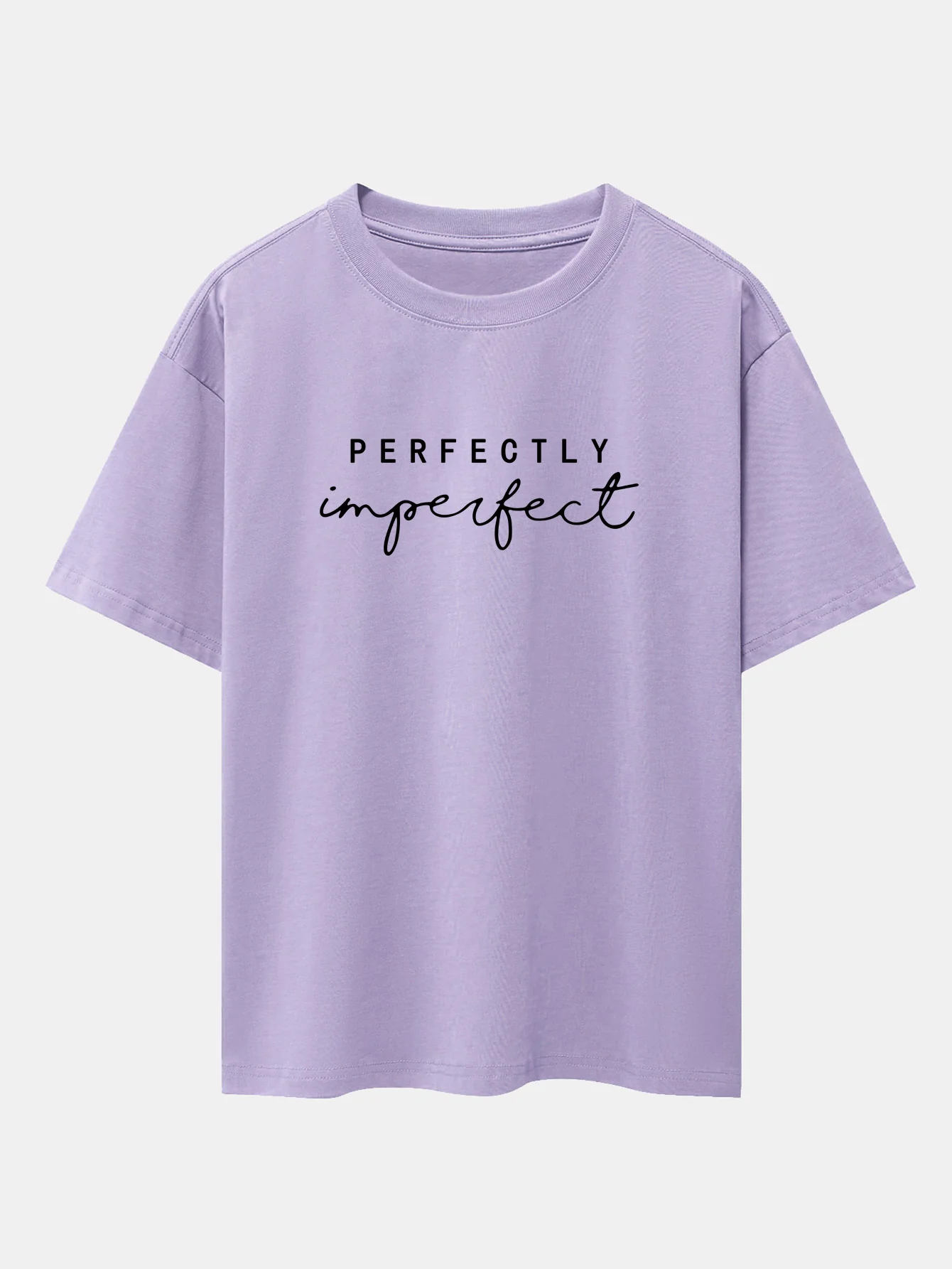 Perfekt Unvollkommenes Print Drop-Shoulder Oversize T-Shirt - Image 15