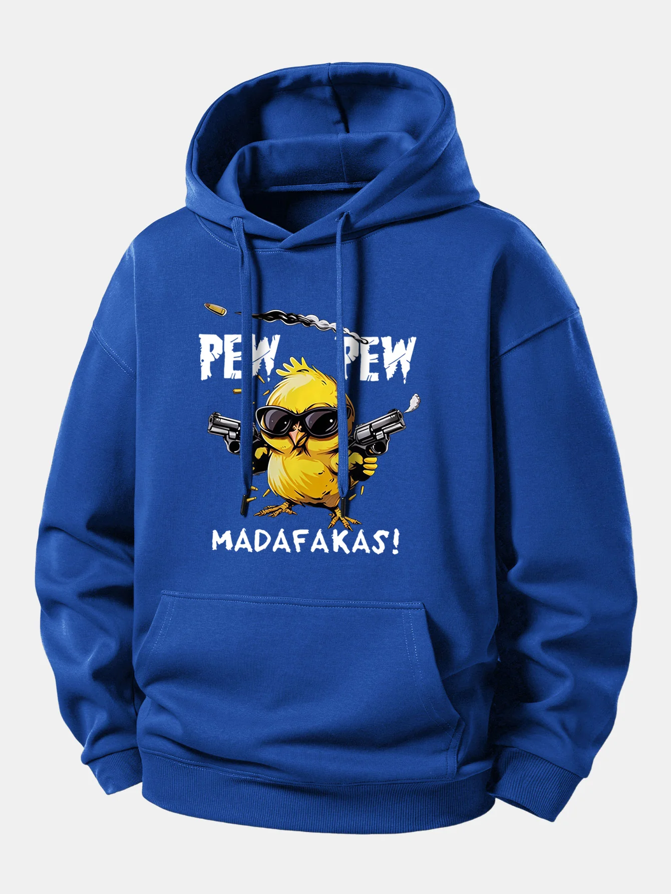 PEW PEW MADAFAKAS Chicken Print Relax Fit Hoodie - Image 10