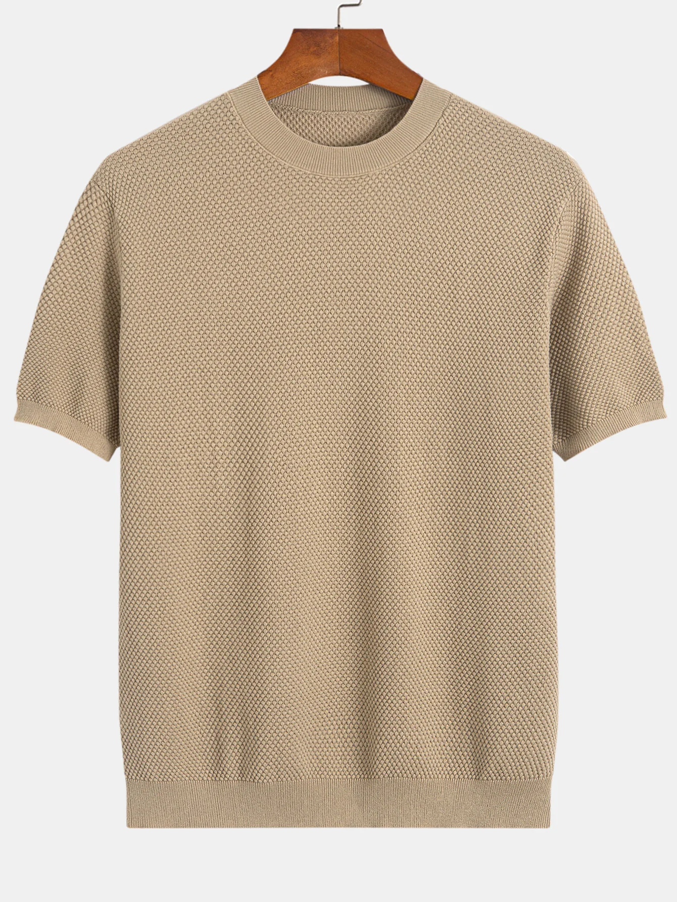 Ananas Struktur Strick T-Shirt - Image 3