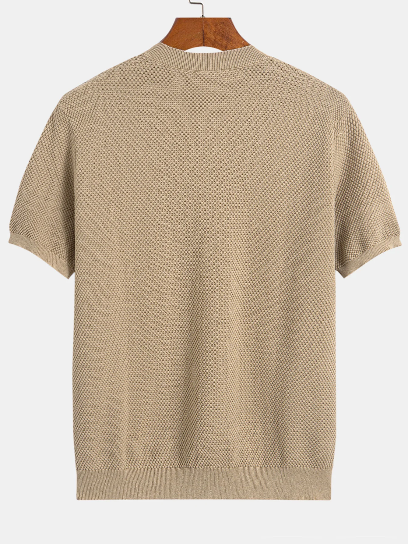 Ananas Struktur Strick T-Shirt - Image 4