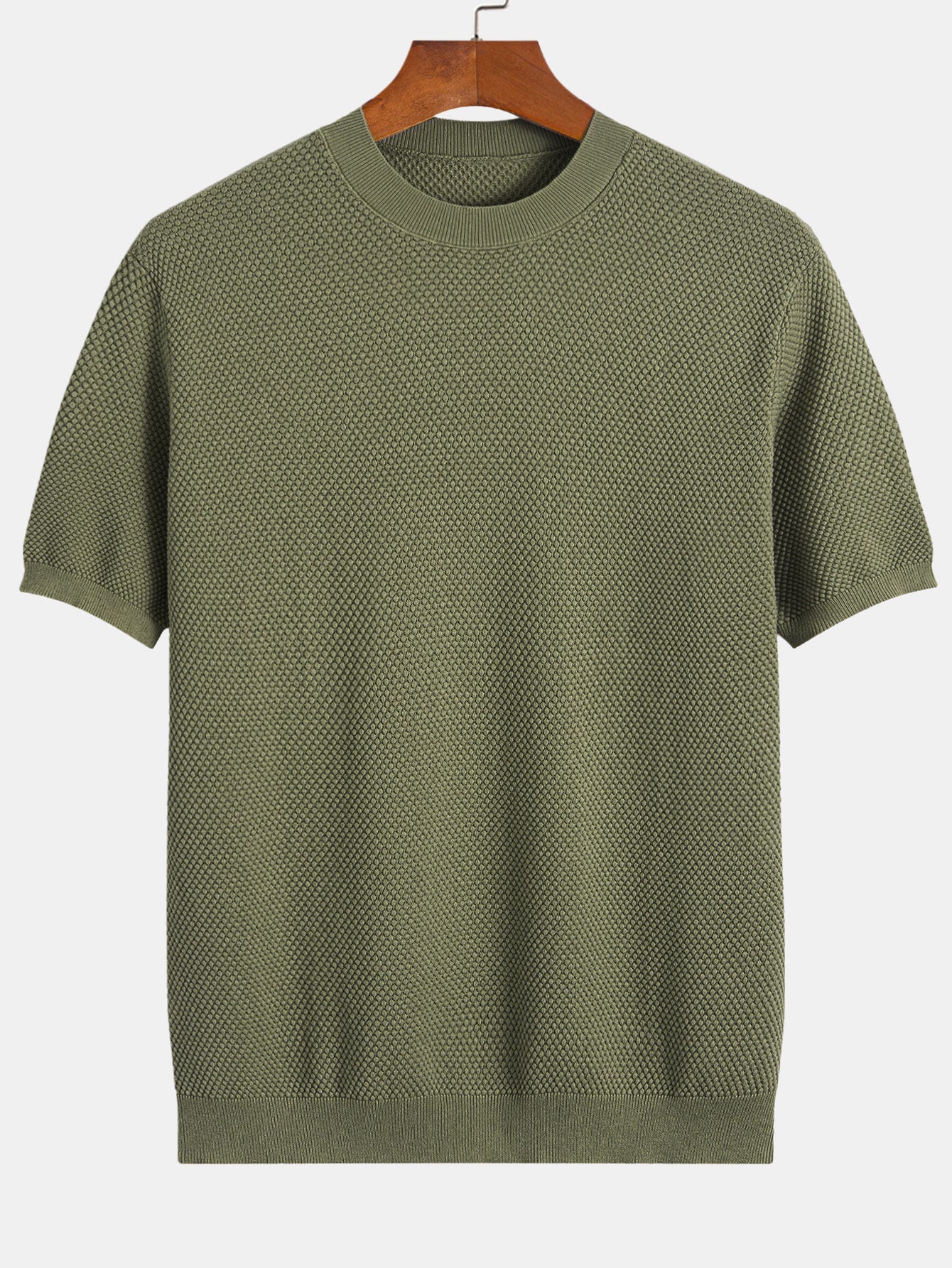 Ananas Struktur Strick T-Shirt - Image 5