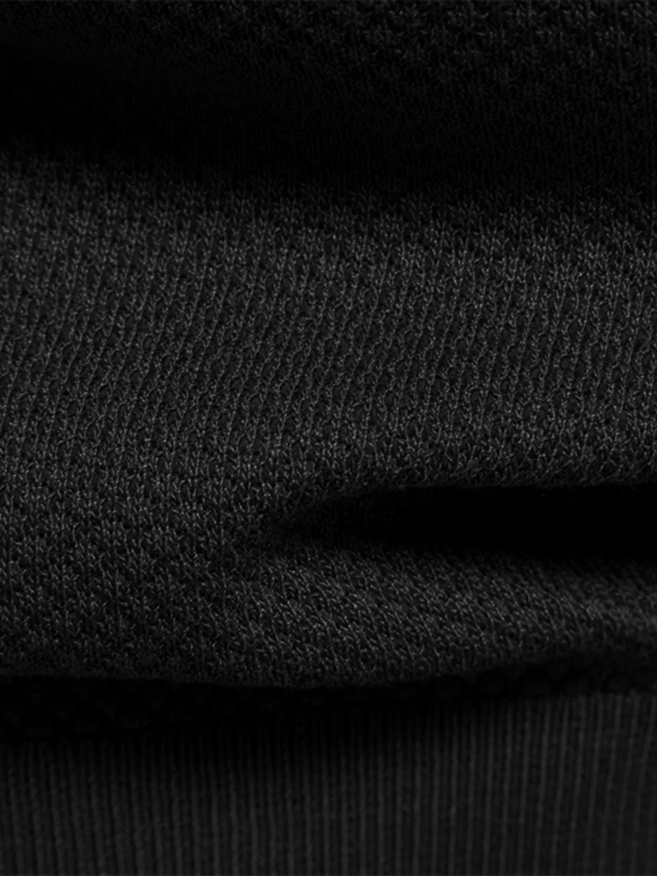 Ananasstruktur Strick V-Ausschnitt Poloshirts Shirt - Image 16