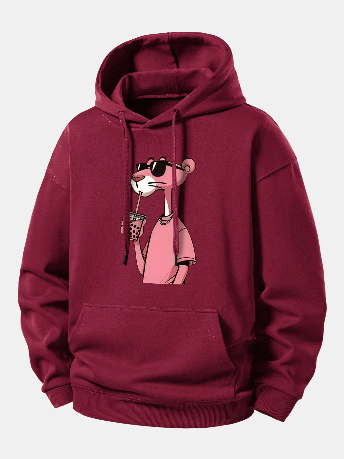 Pink Panther Print Relax Fit Hoodie - Image 11