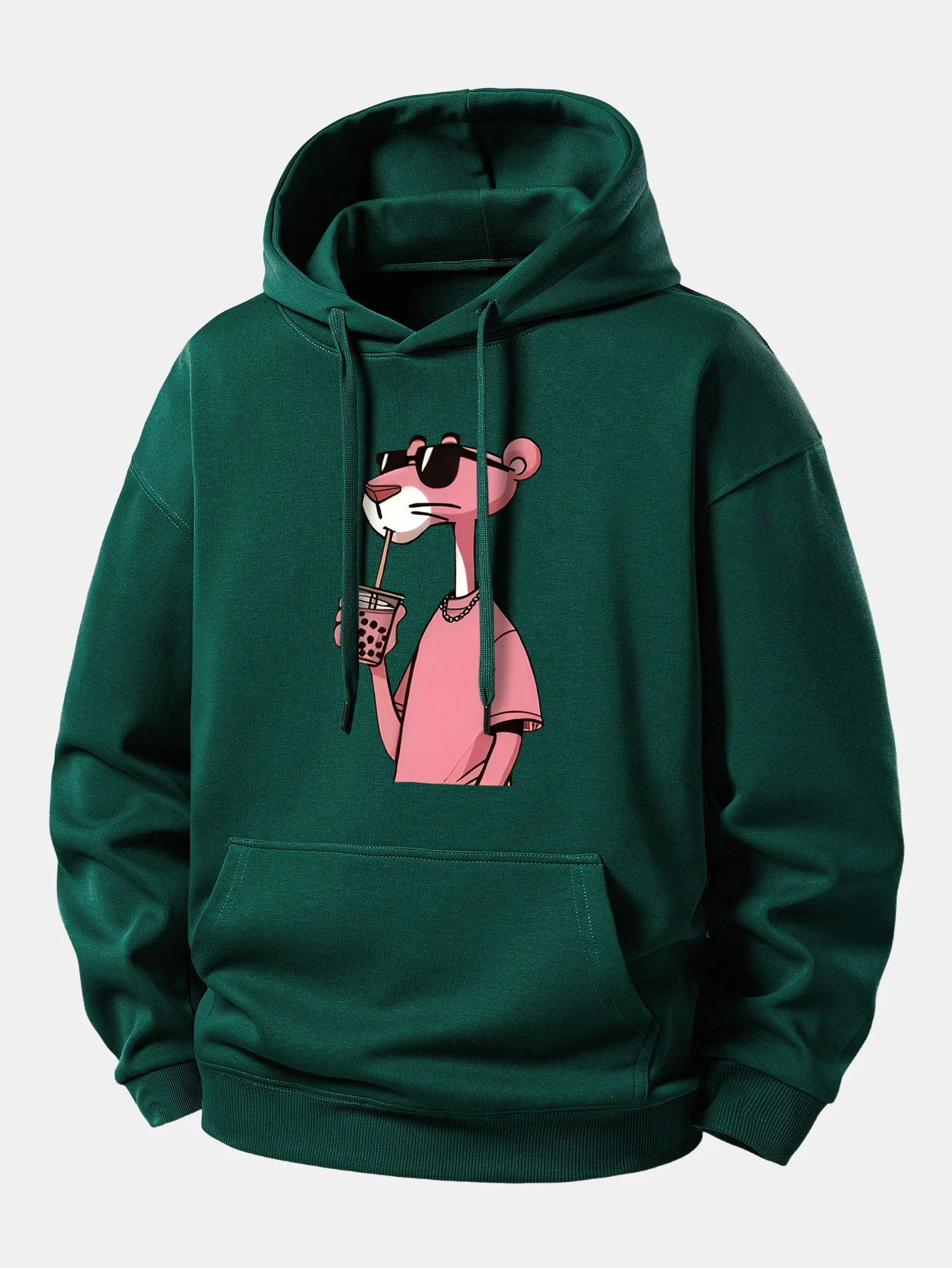 Pink Panther Print Relax Fit Hoodie - Image 5