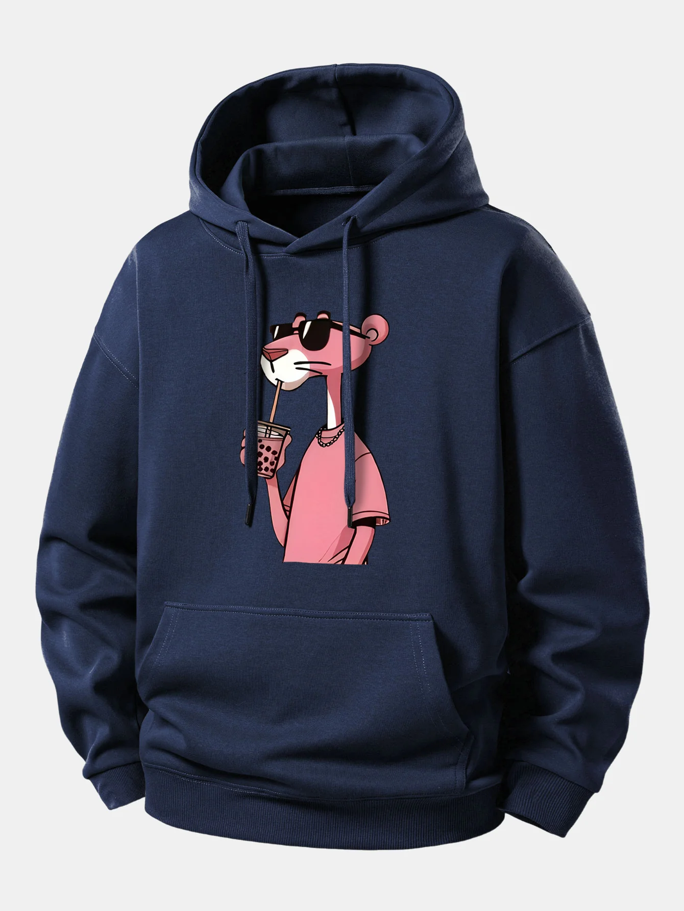 Pink Panther Print Relax Fit Hoodie - Image 8