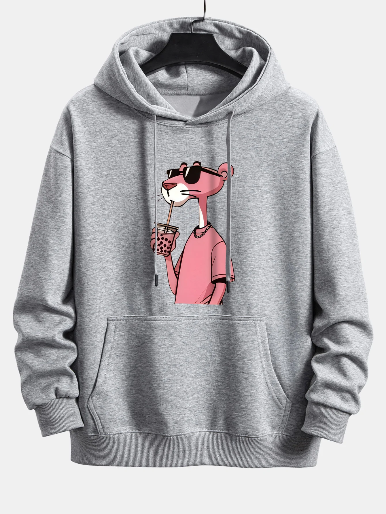 Pink Panther Print Relax Fit Hoodie - Image 10