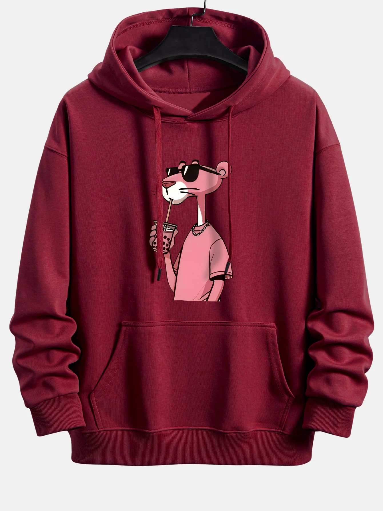 Pink Panther Print Relax Fit Hoodie - Image 11