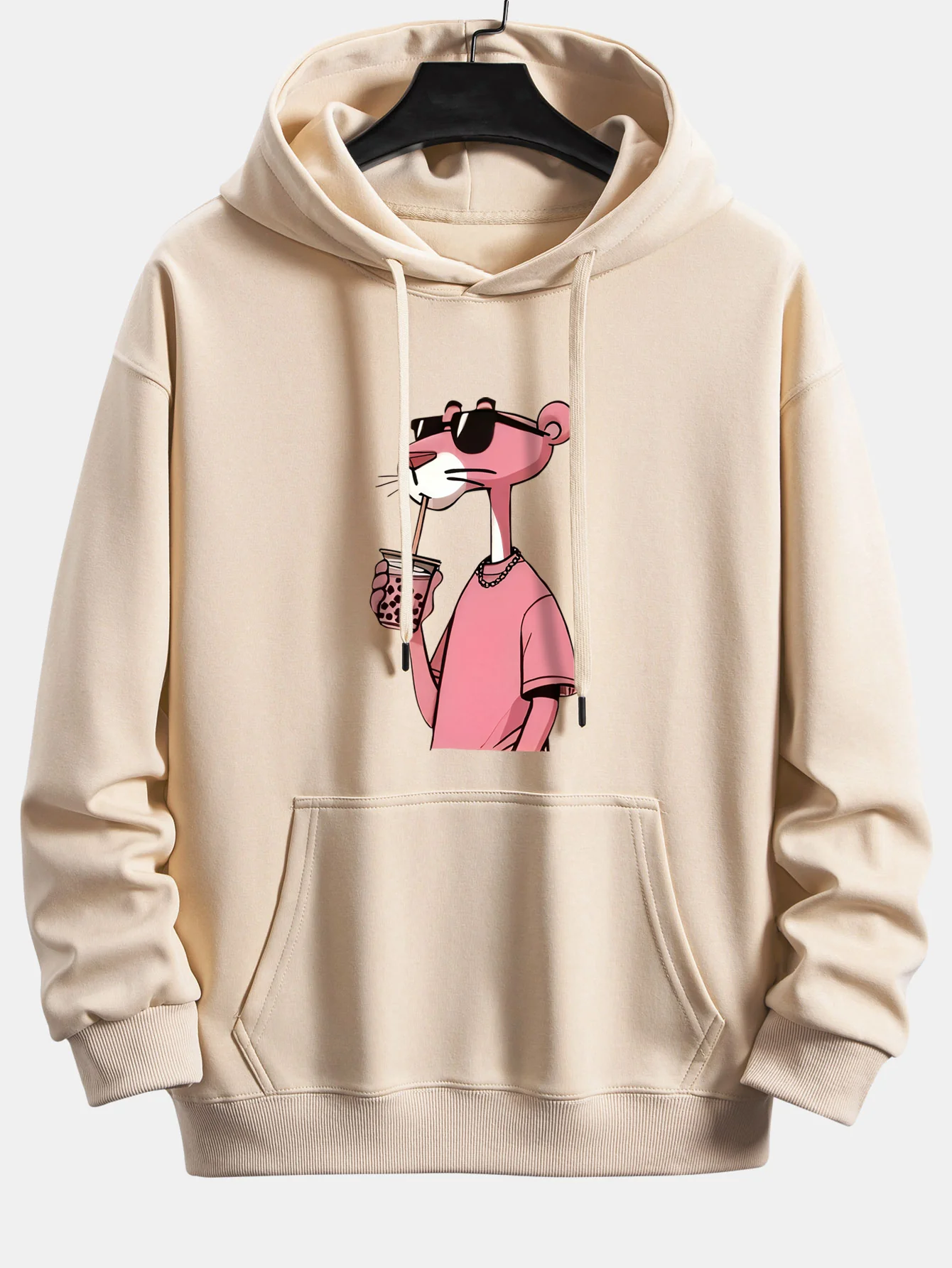 Pink Panther Print Relax Fit Hoodie - Image 4