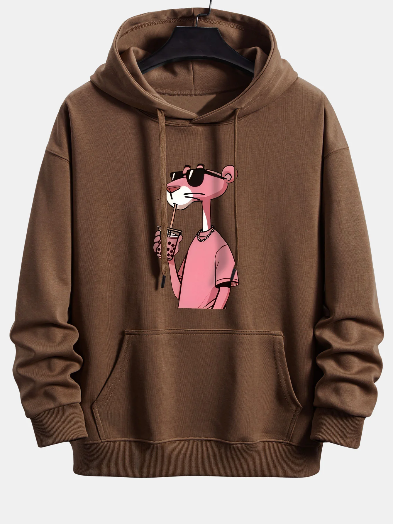 Pink Panther Print Relax Fit Hoodie - Image 5