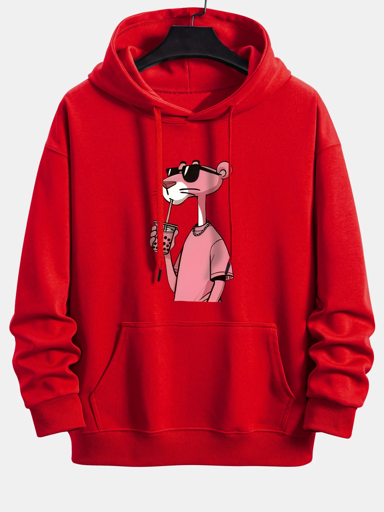 Pink Panther Print Relax Fit Hoodie - Image 6