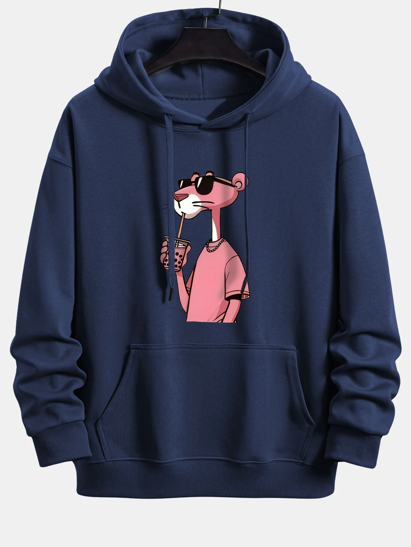 Pink Panther Print Relax Fit Hoodie - Image 8