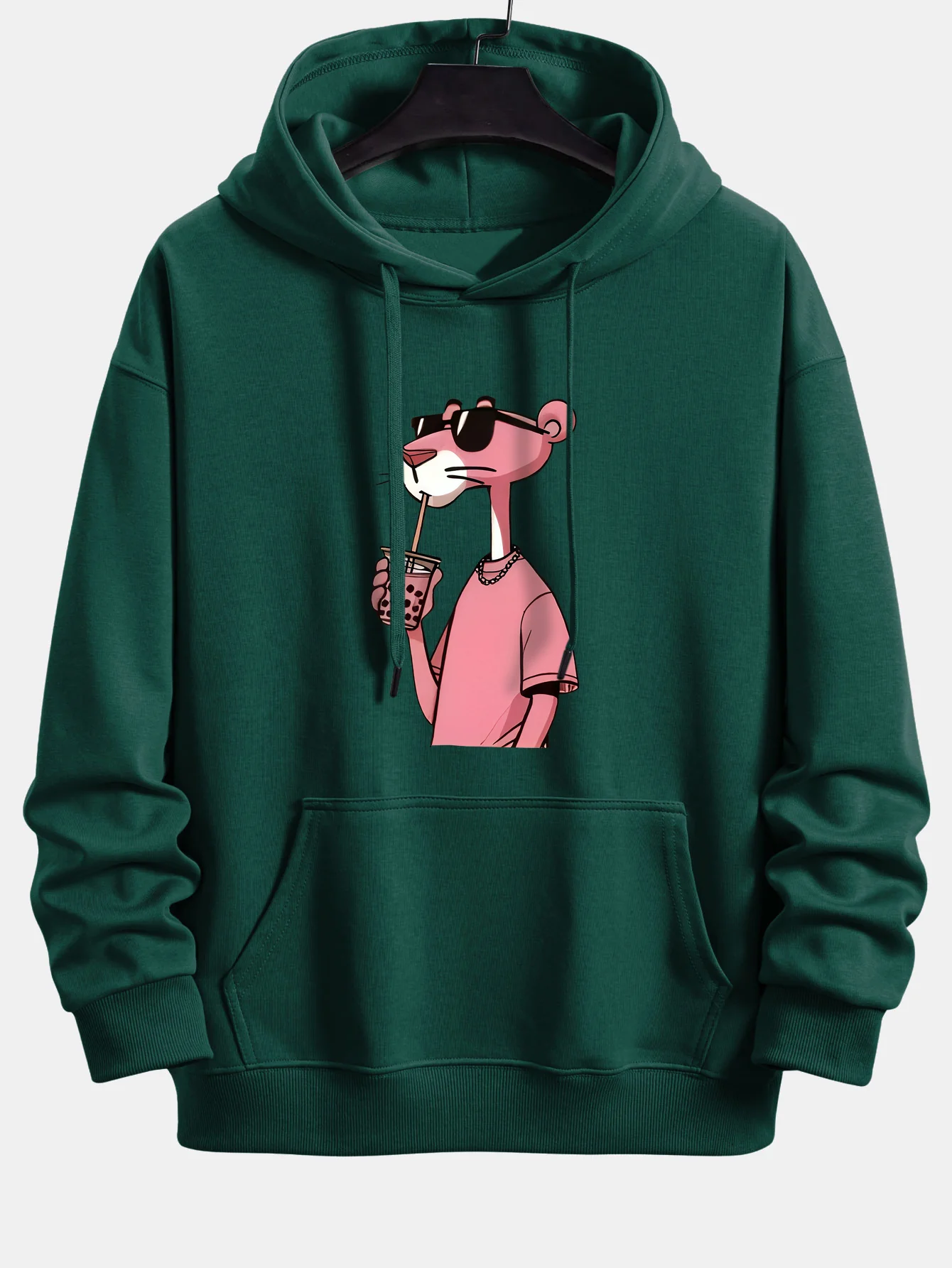 Pink Panther Print Relax Fit Hoodie - Image 9