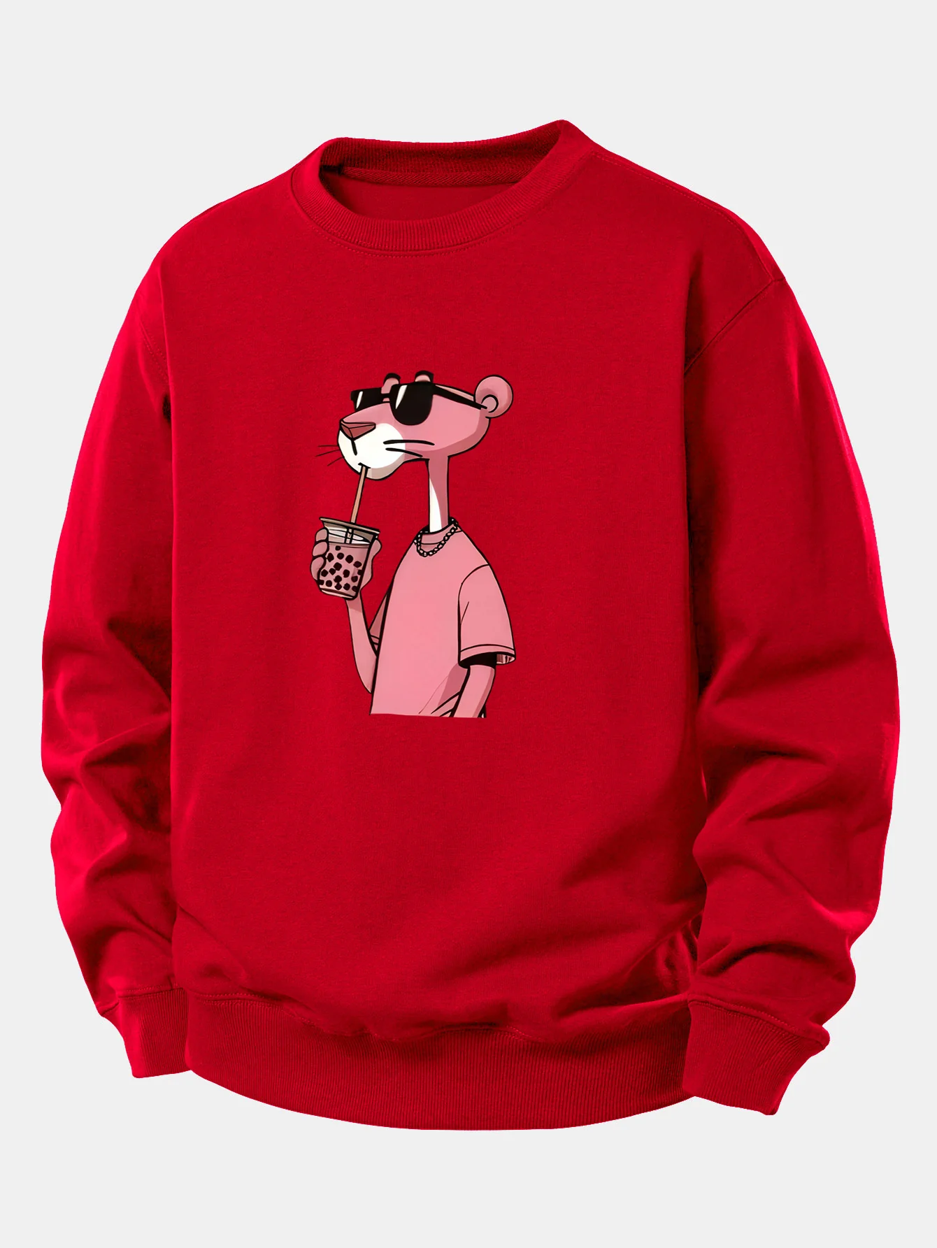 Pink Panther Print Relax Fit Sweatshirt - Image 10