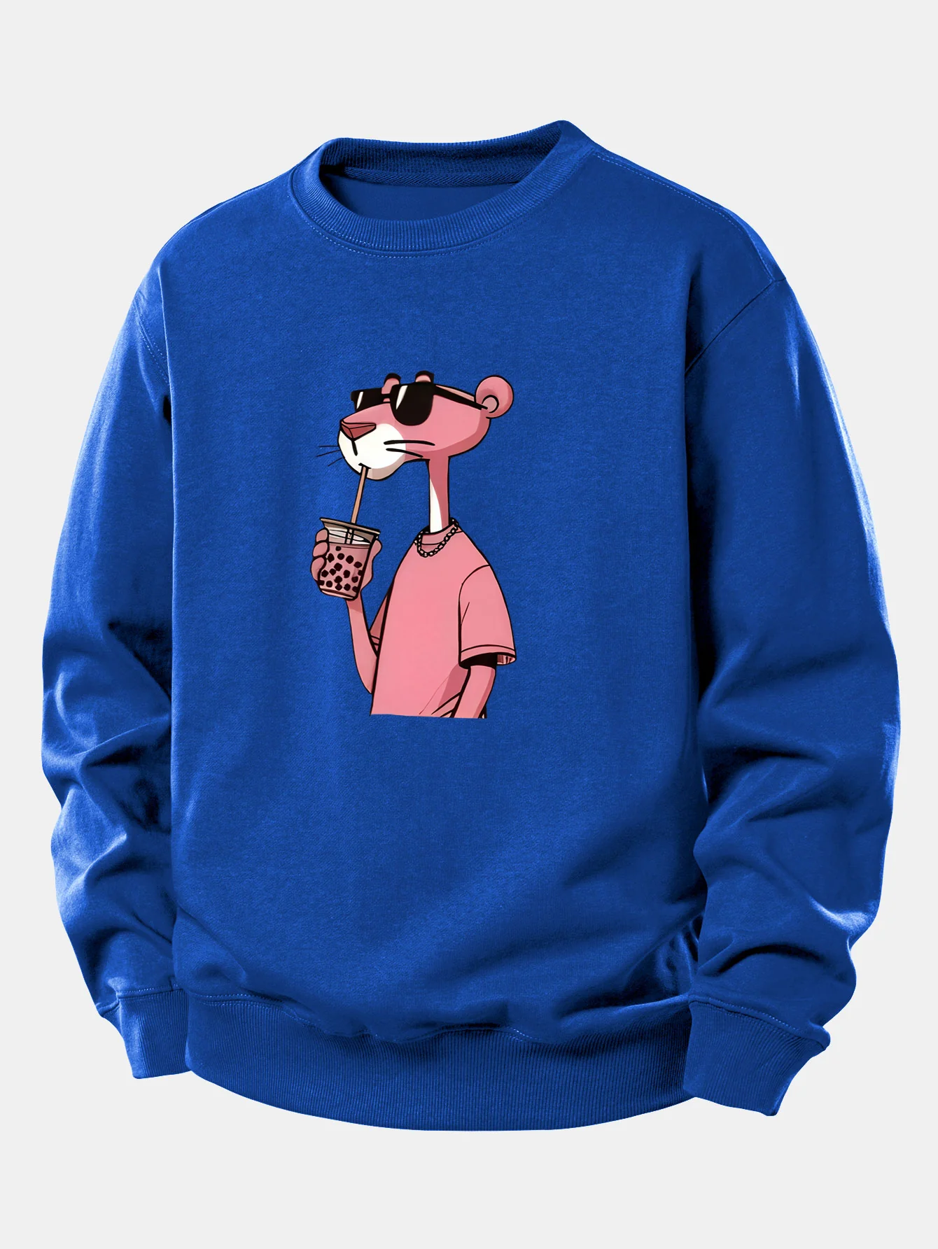 Pink Panther Print Relax Fit Sweatshirt - Image 11