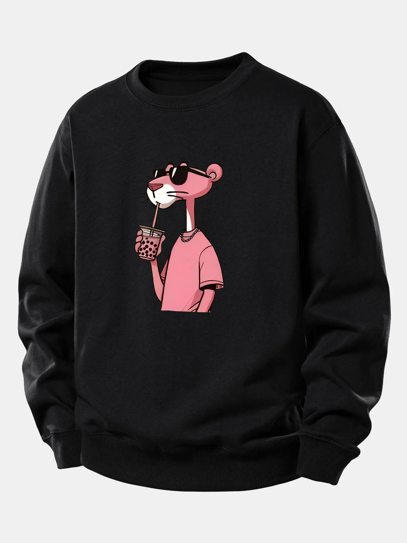 Pink Panther Print Relax Fit Sweatshirt - Image 2