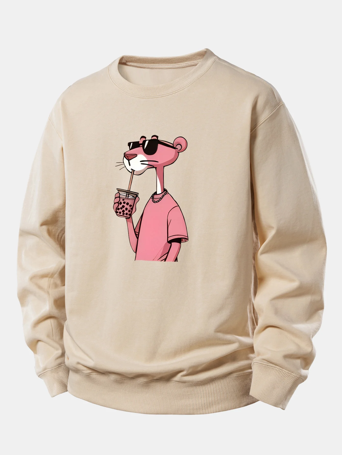Pink Panther Print Relax Fit Sweatshirt - Image 4