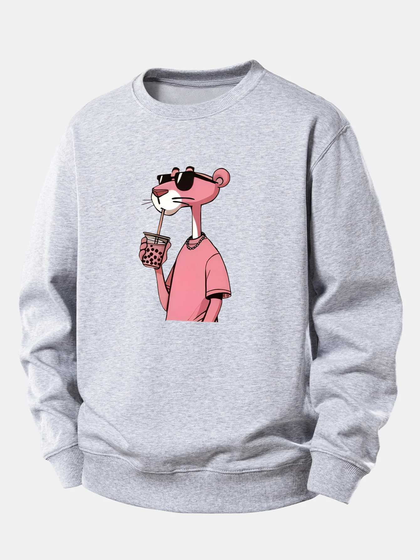 Pink Panther Print Relax Fit Sweatshirt - Image 5