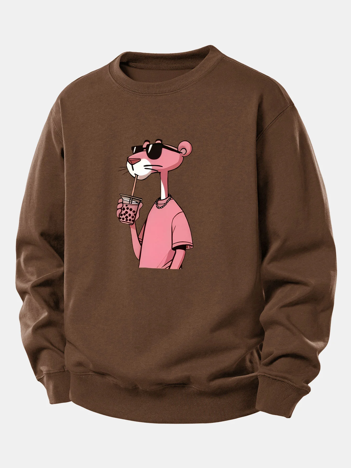 Pink Panther Print Relax Fit Sweatshirt - Image 8