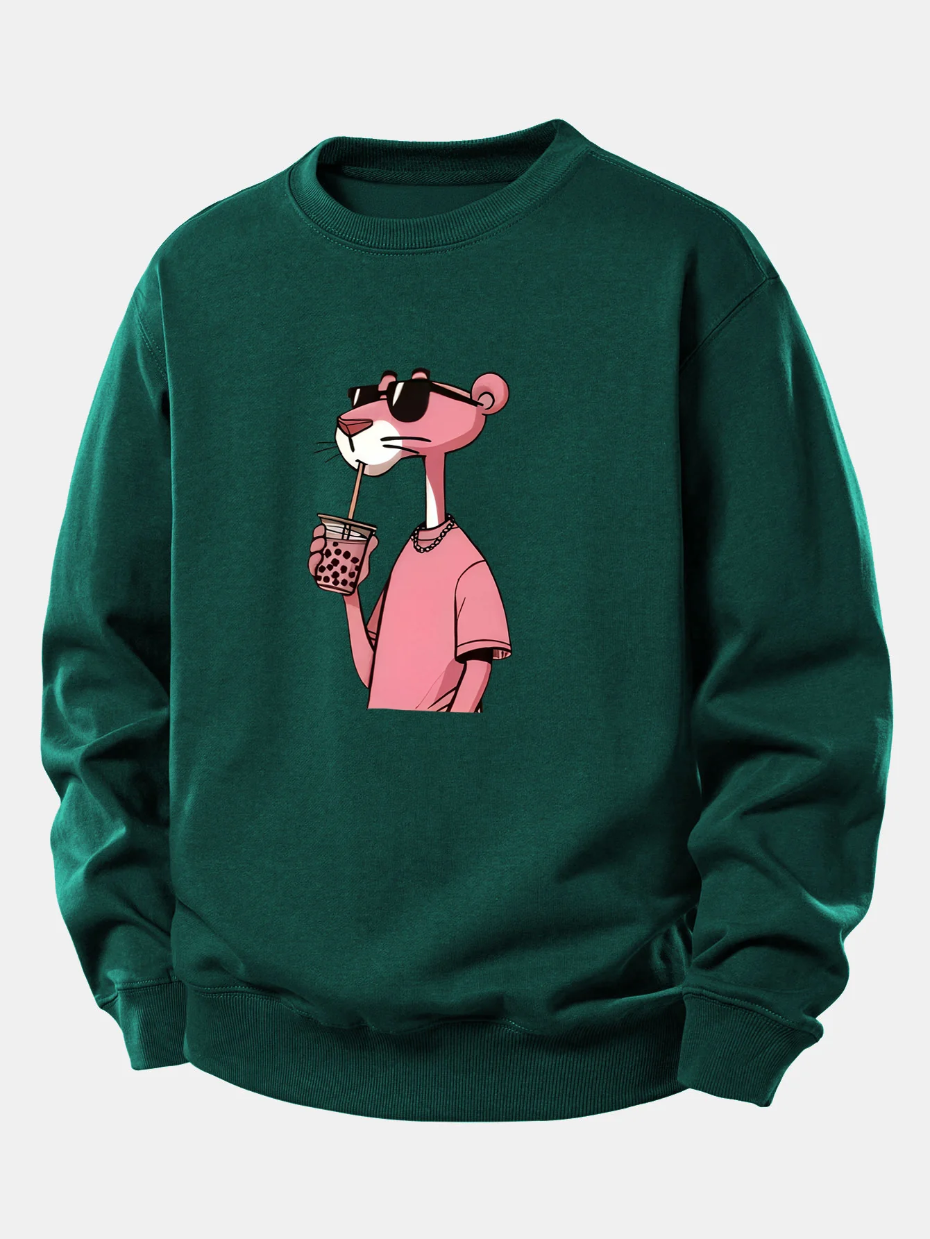 Pink Panther Print Relax Fit Sweatshirt - Image 9