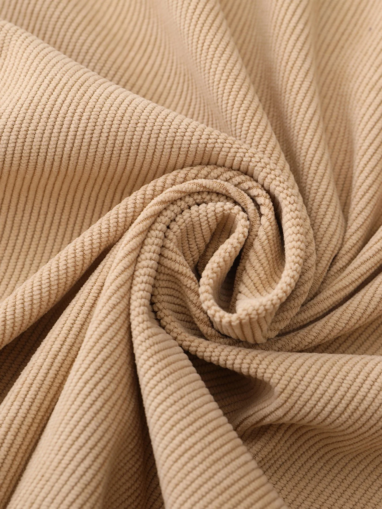 Kariertes Cord-Patchwork-Hemd mit Knöpfen - Image 7