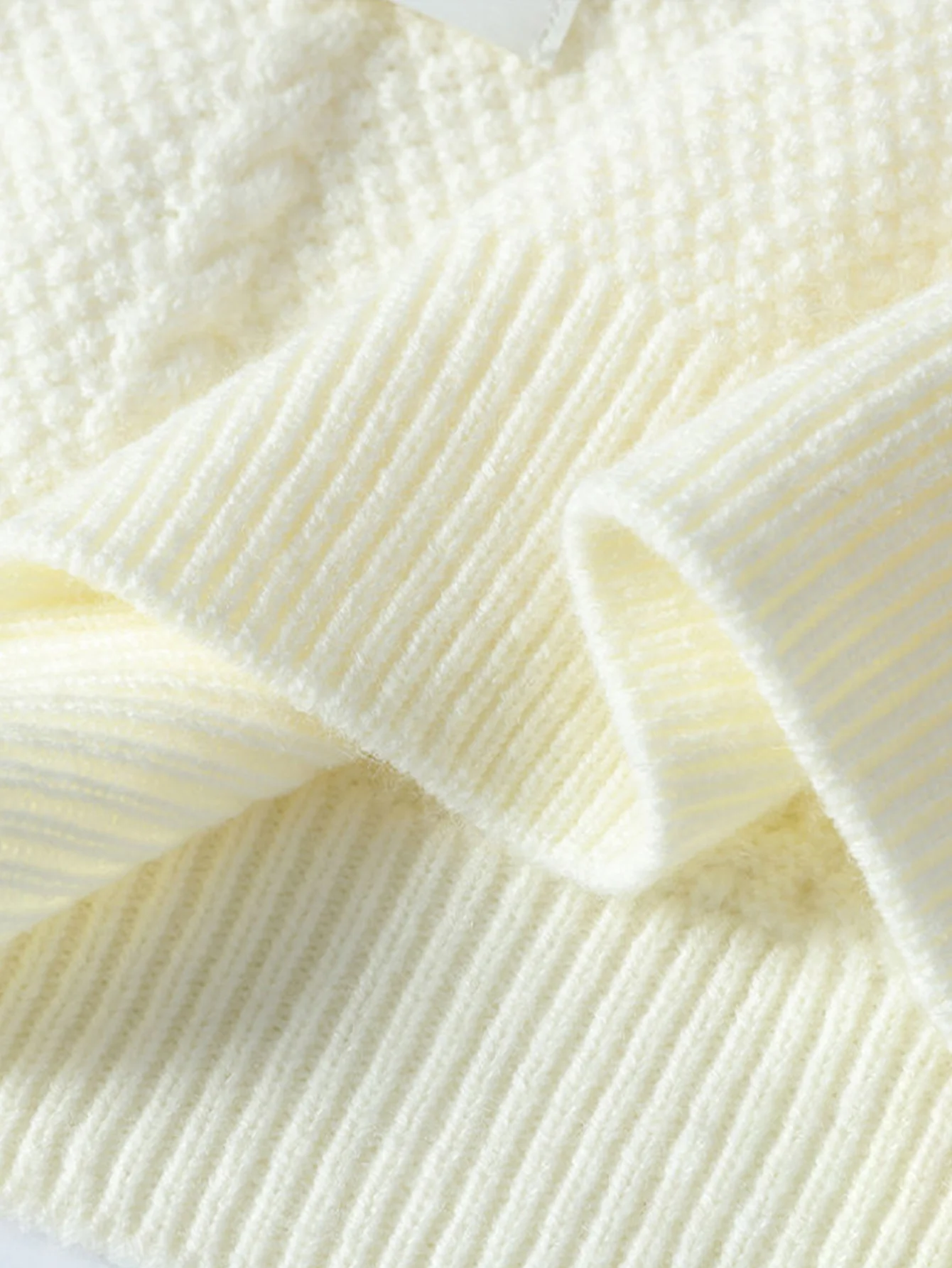 Plaid Crew Neck Knit Sweater - Image 6