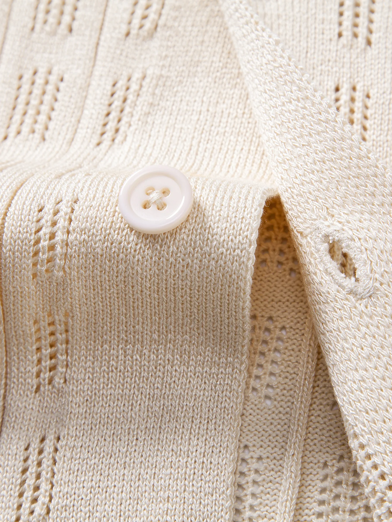 Plaid Open Knit Shirt - Image 7