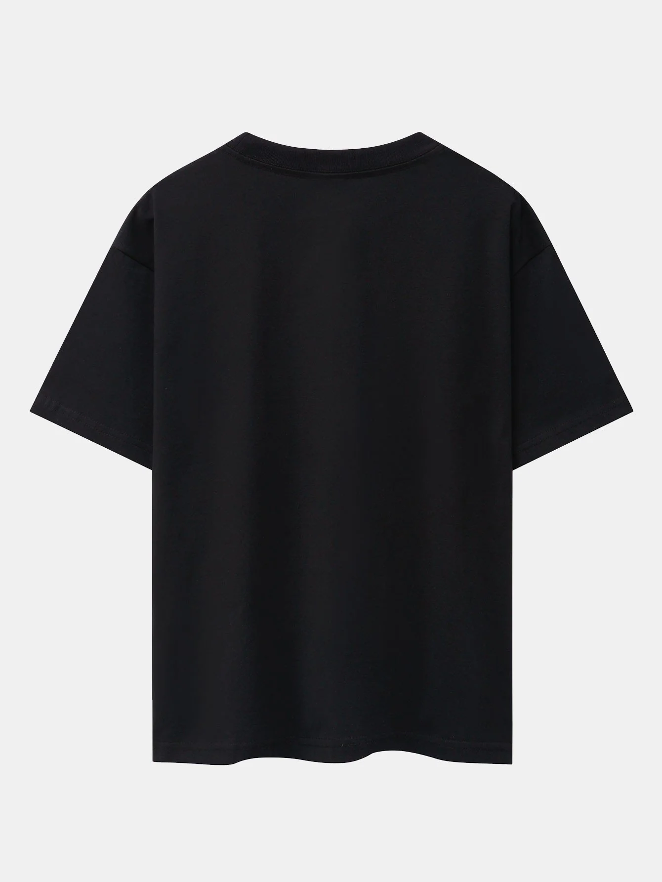 Karo-Muster auflösender Bärenprint schweres Drop-Shoulder Oversize T-Shirt - Image 12
