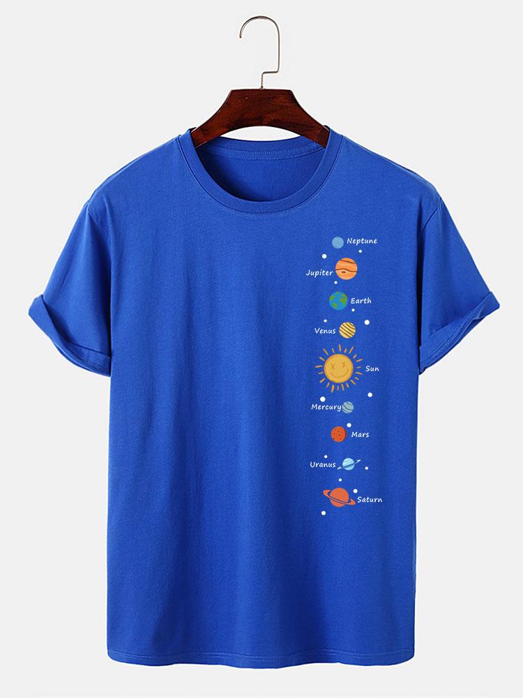 Planet Print T-Shirt - Image 11