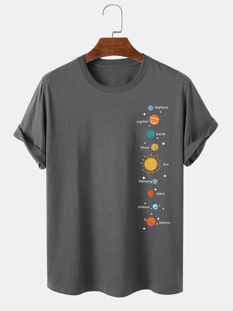 Planet Print T-Shirt - Image 2