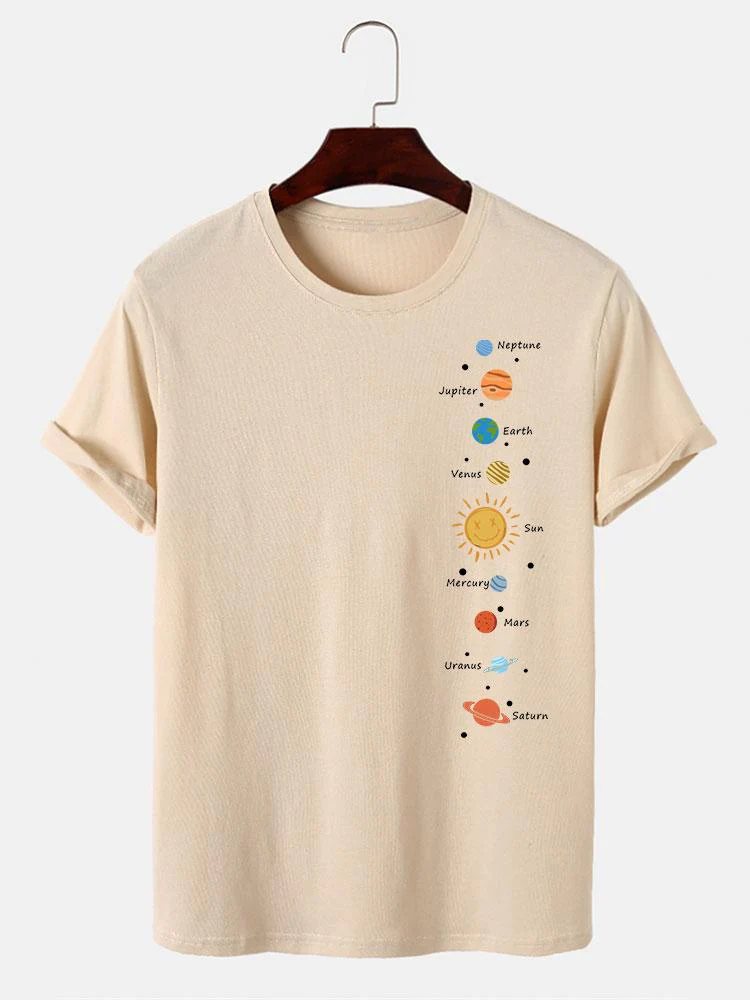 Planet Print T-Shirt - Image 3