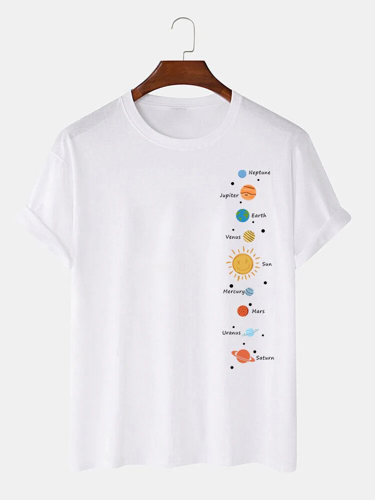 Planet Print T-Shirt - Image 4