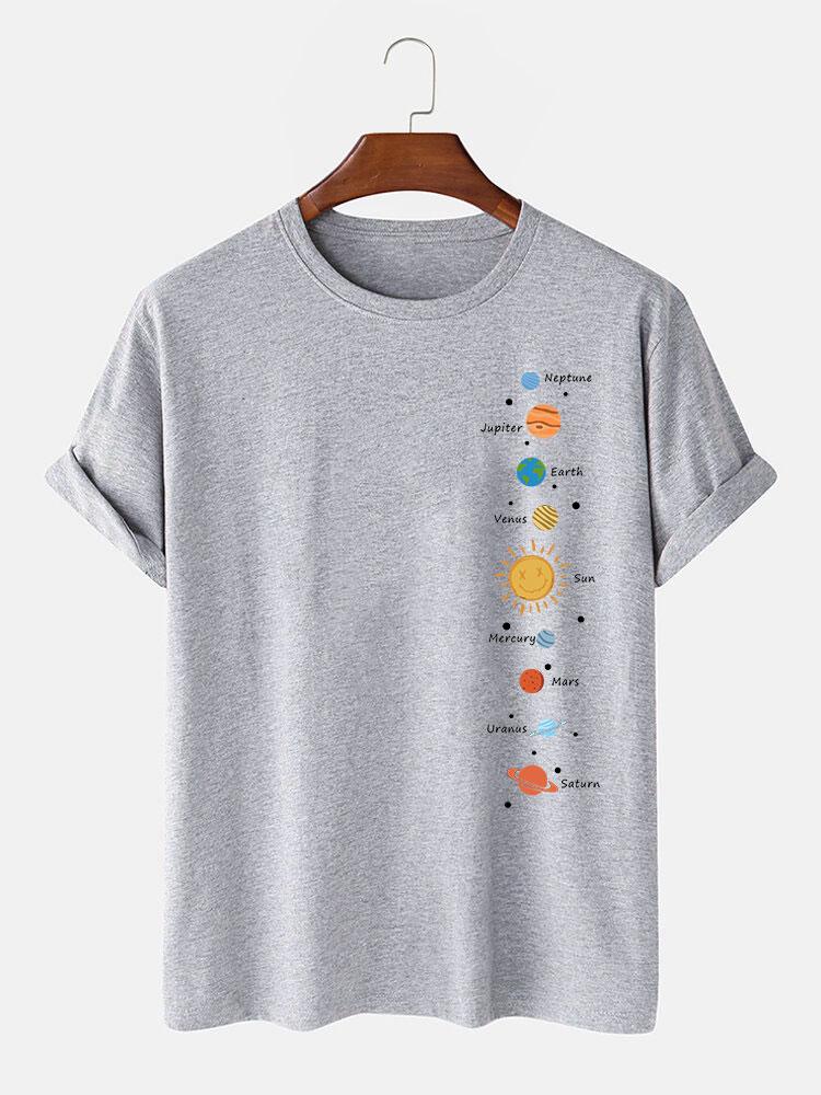 Planet Print T-Shirt - Image 5